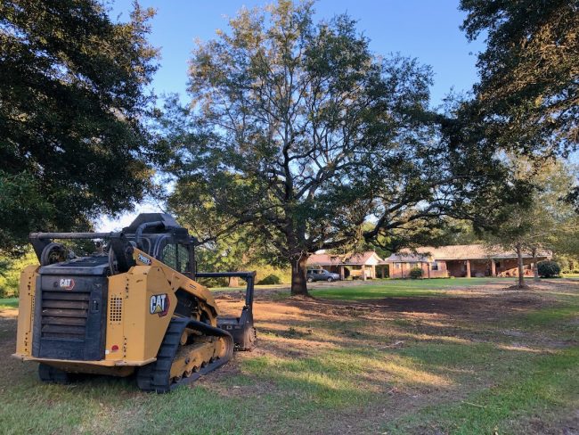 Property and yard clearing service.